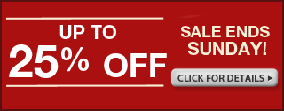 Save up to 25%!