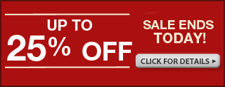 Save up to 25%!