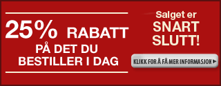 25 % rabatt