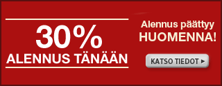 30 % koko sivustosta tai