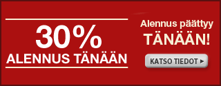 30 % koko sivustosta tai