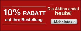 10% Rabatt auf alles!
