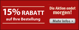 Sparen Sie 15%!