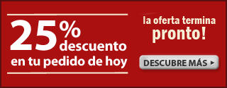 ¡Ahorre un 25%!