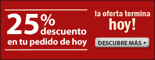 ¡Ahorre un 25%!