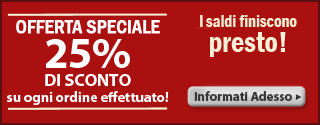Risparmia 25%!