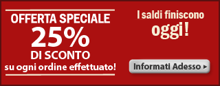 Risparmia 25%!
