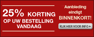 25% korting
