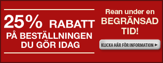 25 % rabatt