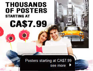 Thousands of posters starting at CA $7.99 - See more