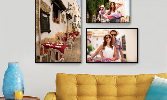 Update often with easy SwitchArt™ Magnetic Frames & Prints