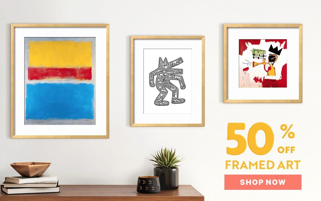 Silence the art black framed 11 by 13 screen print Prints Art