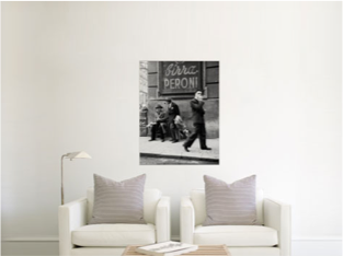 How a 30x40 canvas print appears in a room