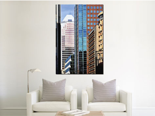 How a 40x60 canvas print appears in a room