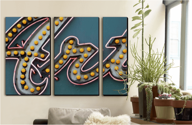 2 pcs Canvas Wall Art Chanel Street Art home decor 20x30 and 30x40